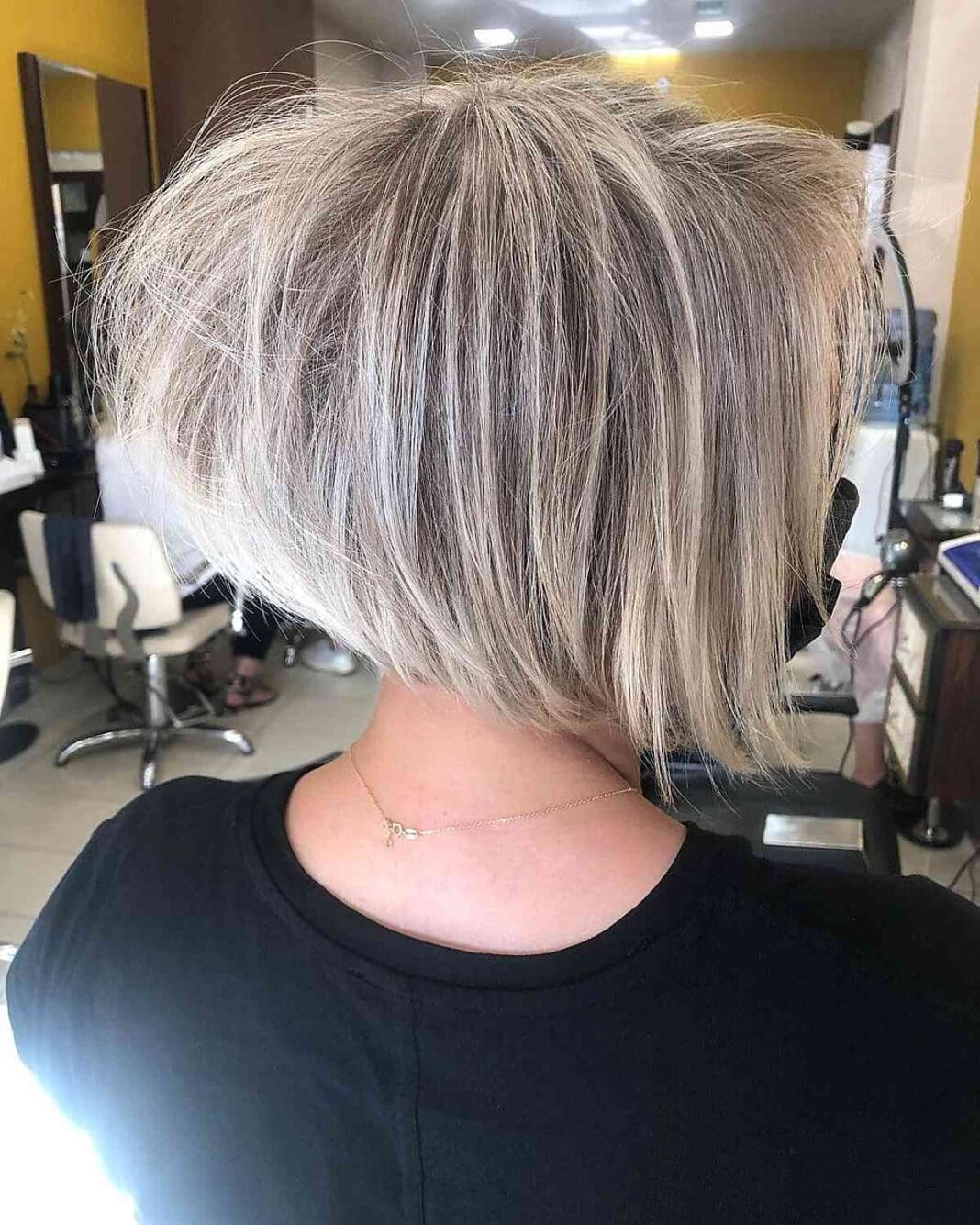 Stylish Short Stacked Inverted Bob Haircut Ideas