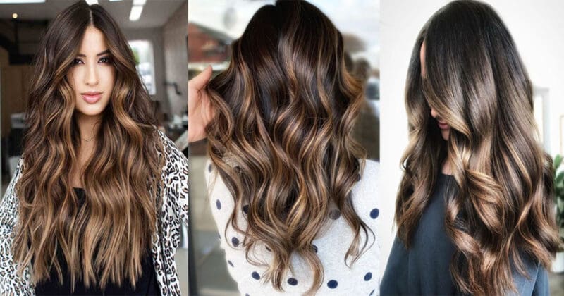 Stunning Balayage Highlights For Dark Hair