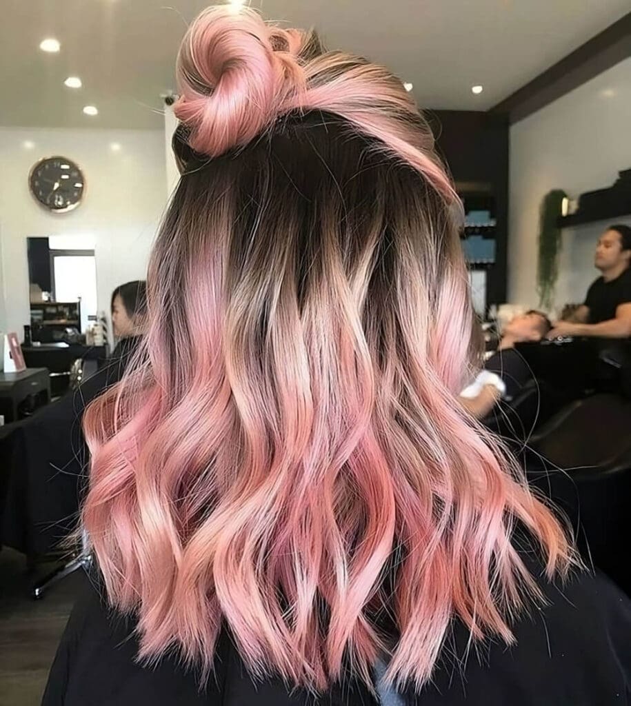 19 Stunning Rose Gold Balayage Examples