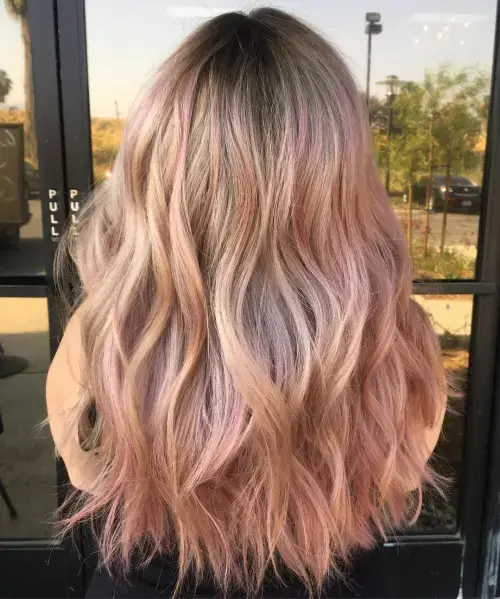 23 Head-Turning Rose Gold Hair Color Ideas