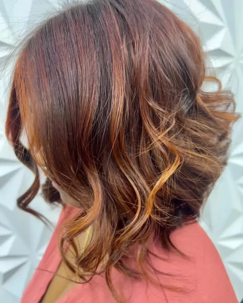 24 Stunning Copper Balayage Hair Ideas