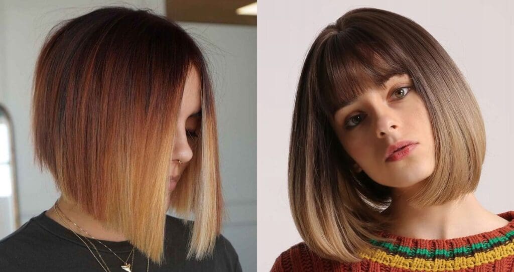 31 Trendy Ombre Bob Hairstyles and Color Ideas