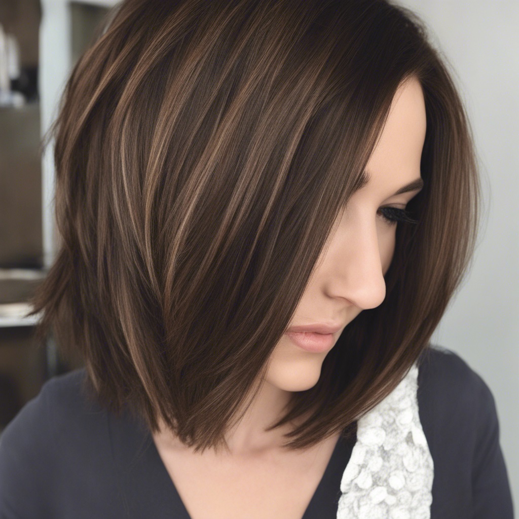 36 Chic Angled and Convenient Medium Bob Hairstyles