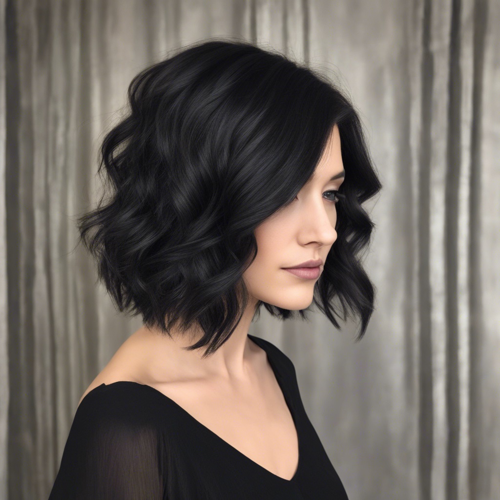 Midnight-Black-Lob-with-Waves