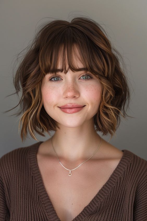 28 Easy Short Hair Styles with Bangs