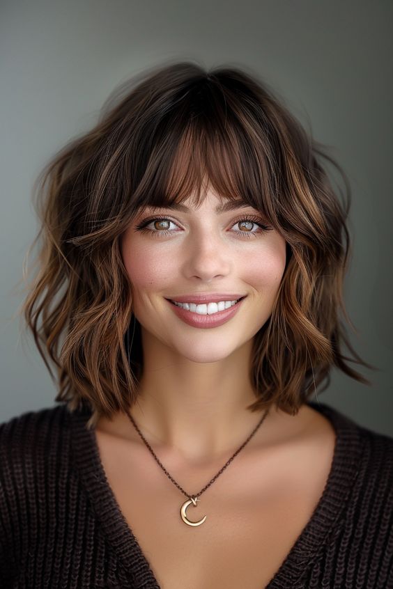 28 Easy Short Hair Styles with Bangs