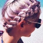 beautiful-short-braided-hair-crown-updo-pinkhair