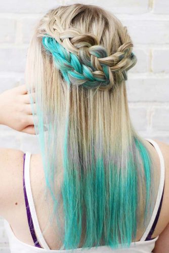 Dirty Blonde Hair With Blue Tips Blondehair Blue Hairs London