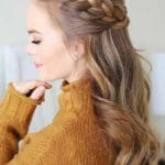 half-up-braided-hairstyles-halo-braids-half-up