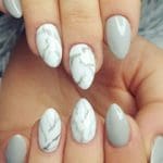 marble-almond-shaped-nails