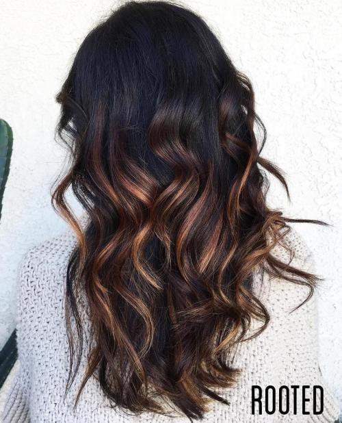 Partial Golden Brown Balayage