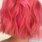 peach-pink-blunt-bob