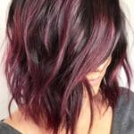 shiny-and-silky-layered-hair-burgundy-highlights