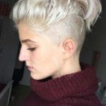 High Bun With Nape Undercut Undercutbob Haircuts Hairs London