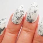 white-acrylic-almond-shaped-nails