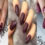 45 NEWEST BURGUNDY NAILS DESIGNS