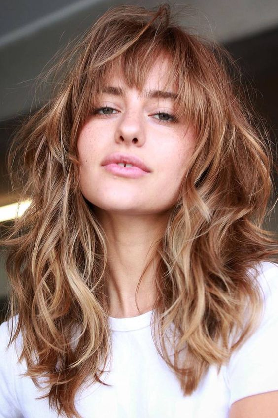 37 Stunning Looks for Medium Hair with Bangs