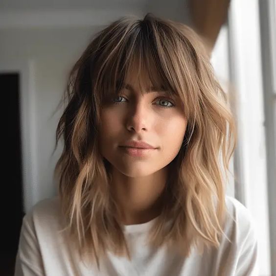 37 Stunning Looks for Medium Hair with Bangs