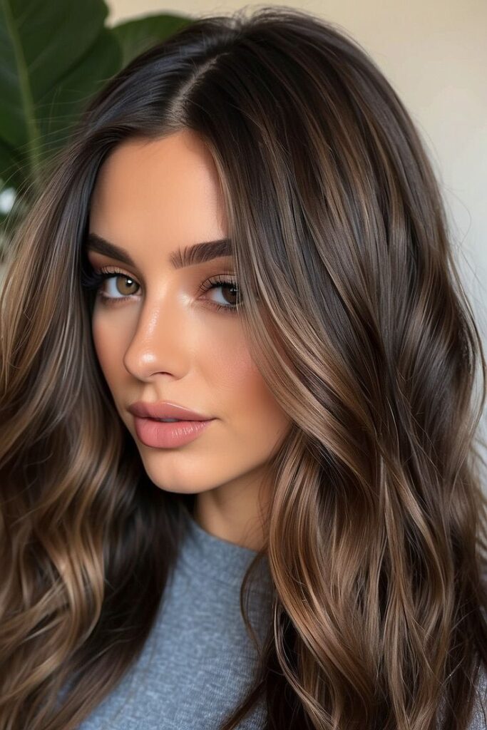 48 Stunning Highlighted Hairstyles for Brunettes