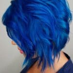 blue-wavy-inverted-bob-wavyhair-stylishhairstyle
