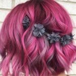 colorful-updo-with-flowers-for-valentines-day-bob