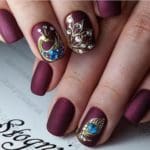 cute-burgundy-nail-designs-picture-4