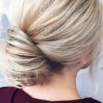 elegant-bun-for-medium-hair-picture-1