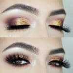 gold-smokey-eyes-makeup-idea-for-special-occasions