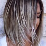 layered-bob-with-balayage-balayagehair-highlight