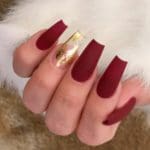 matte-burgundy-and-gold-nail-designs-longnails-b