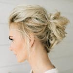 messy-blonde-updo