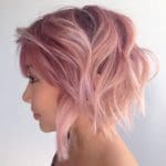 pastel-pink-messy-bob