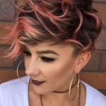 red-balayage-very-short-hair