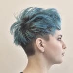 short-shaggy-pastel-blue-undercut-hairstyle