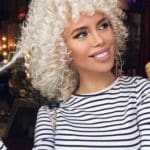 trendy-curly-platinum-blonde-bob-hairstyle-with-ba