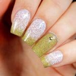 trendy-ombre-nail-designs-with-gold-glitter-pictur