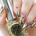 trendy-ombre-nail-designs-with-gold-glitter-pictur