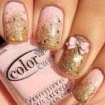 trendy-ombre-nail-designs-with-gold-glitter-pictur