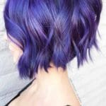 wavy-bob-hairstyles-purple-color-shorthair-shor