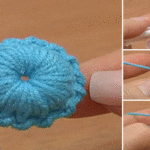 HOW TO MAKE CROCHET PUFFY BUTTON TUTORIAL