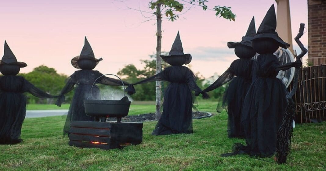 Make Your Own Outdoor Witches