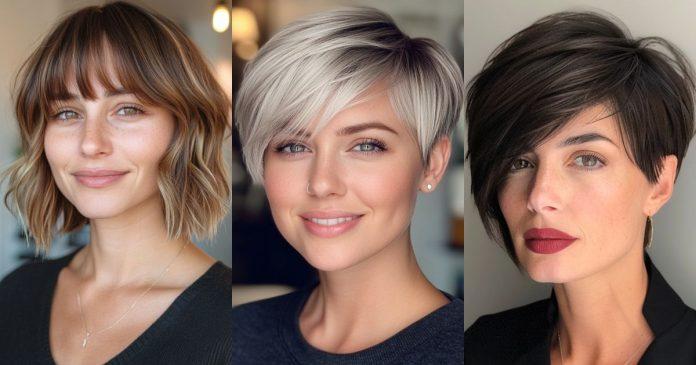 30 Stunning Short Hair with Bangs Hairstyle Ideas