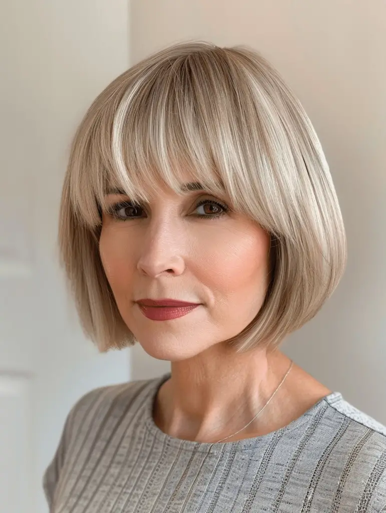 25+ Chic Short Layered Bob Hairstyles with Bangs for Women