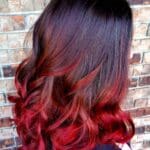 black-to-red-ombre