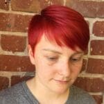 bright-red-pixie