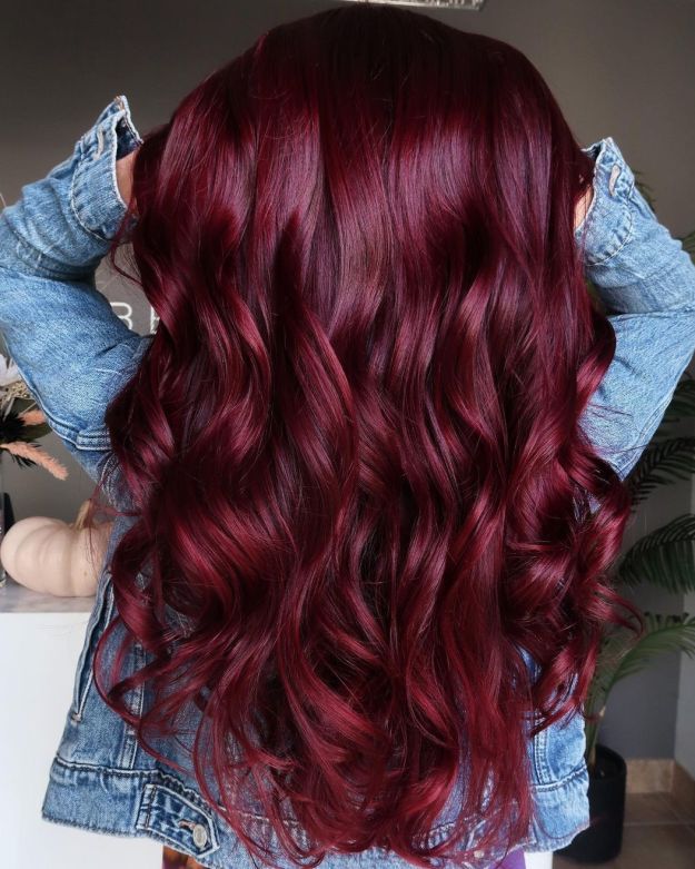 18 Best Dark Red Hair Color Ideas