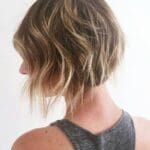 layered-brown-bob-with-blonde-highlights