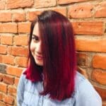 long-black-bob-with-cherry-red-balayage