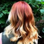 red-hair-with-blonde-ombre-highlights