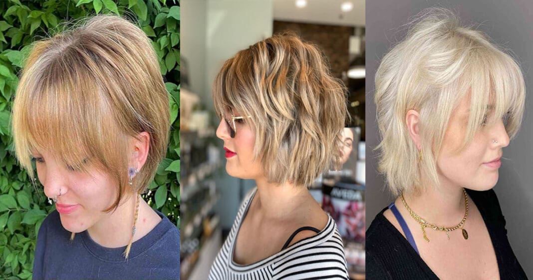 18 Jaw-length Shag Haircuts To Pull-off A Short Shag